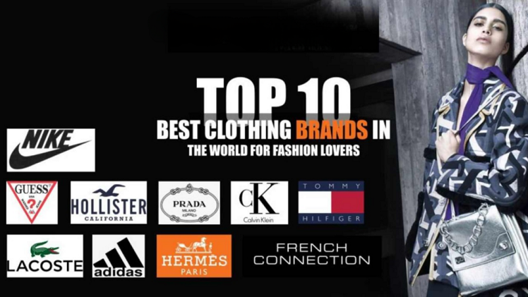 Top 10 clothing brands